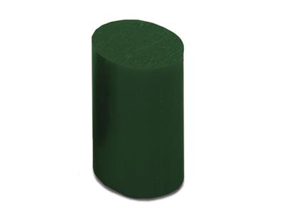 Ovaler Block Aus Grünem Schnitzwachs, Für Armbänder, Ref. 8, Ferris - Standard Bild - 1