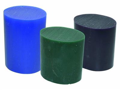 Ovaler Block Aus Grünen Schnitzwachs, Für Armbänder, Ref. 9, Ferris - Standard Bild - 2