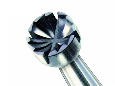 Satz Von 10 Setz-fräsern 4 Schneiden, Nr. 411 Ccc, Von 1,00 Bis 2,30 Mm, Busch - Standard Bild - 4