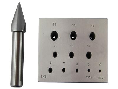 Ovalförmige Fassung Von 4 Bis 14 Mm, 17° Winkel - Standard Bild - 2