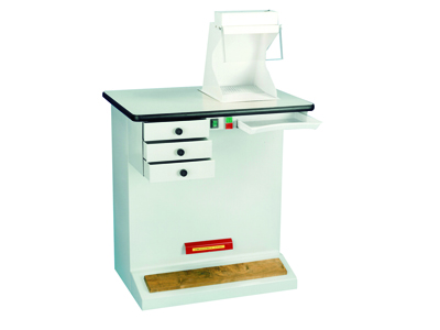 Poliertisch 1-sitzig, Ohne Poliermaschine - Standard Bild - 1