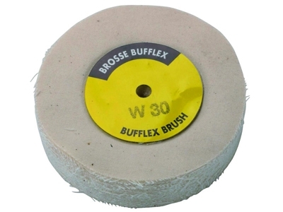 Baumwolltuchscheibe, Durchmesser 80 Mm, Bufflex - Standard Bild - 1