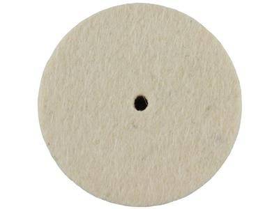 Filzschleifscheibe, Rund, Dichte: Standard, Maße 40 X 10 Mm, Nr. 174,hatho - Standard Bild - 1