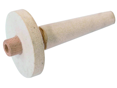 Triboulet Filz Mit Schleifstein, Durchmesser 60 MM - Standard Bild - 1