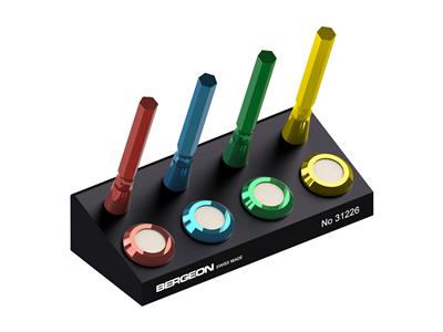 Sockel Mit 4 Ölpickern, Modell 31226, Bergeon