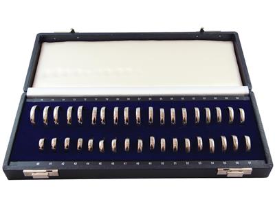 Ringmaß In Einer Schatulle 37 Ringevon 40 Bis 76 - Standard Bild - 1