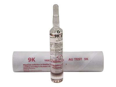 Säuretestampulle 9 Karat Gold - Standard Bild - 1