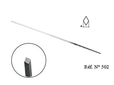 Echoppe Suisse Diamantmeißel Losange, Ws-qualität, Ref. 502, 2,50 Mm, Vallorbe - Standard Bild - 2