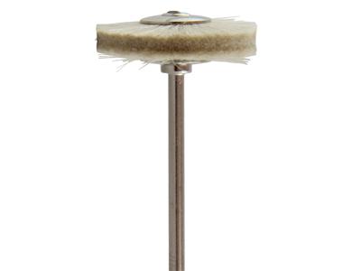 Runde Ziegenhaarbürste, Durchmesser22 Mm, Hatho - Standard Bild - 3