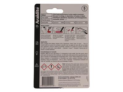 Araldite Metallkleber, Bindet In 5 Minuten, 2 Tuben À 15 Ml - Standard Bild - 5