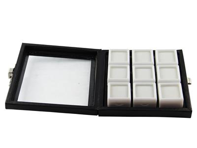 Set Mit 9 Boxen Für Ungefasste Steine - Standard Bild - 3