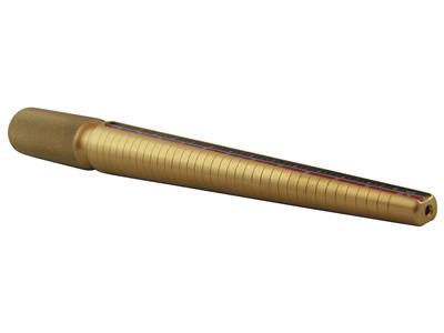 Triboulet Aus Aluminium Gold, Mit 3nummerierungen - Standard Bild - 3