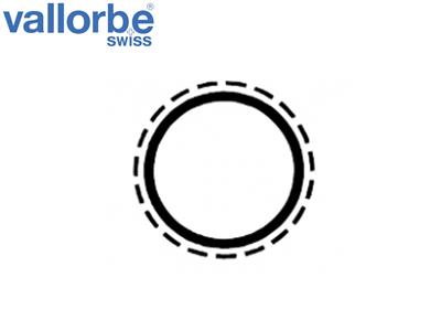 Rundfeile Mit Abgestumpftem Ende Nr. 1670, 150mm G0, Vallorbe - Standard Bild - 2