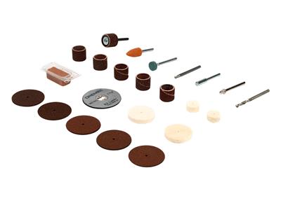 Multifunktionswerkzeug-set Mit 25 Zubehörteilen Und Halterung, Dremel 3000 - Standard Bild - 5
