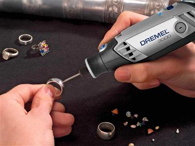 Multifunktionswerkzeug-set Mit 25 Zubehörteilen Und Halterung, Dremel 3000 - Standard Bild - 6