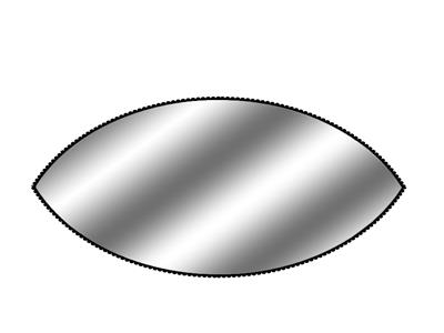 Salbeiblattfeile Nr. 1960, 150mm G2, Vallorbe - Standard Bild - 2