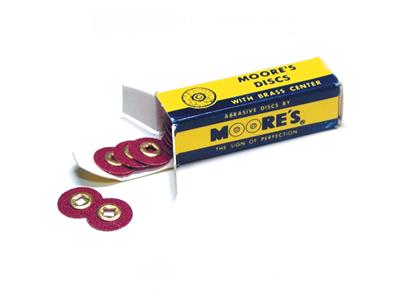 Moore-schleifpapierscheiben, Grobkornig, Durchmesser 22 Mm, Schachtel Mit 50 Stück - Standard Bild - 2