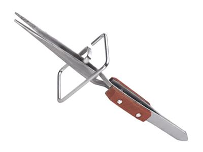 Gerade Kreuzpinzette, Isolierter Griff, Mit Halterung, 172 MM - Standard Bild - 2