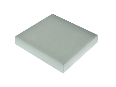 Flacher Tas 80 X 80 X 20 Mm, Stahl 55hrc - Standard Bild - 1