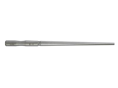 Triboulet Zum Schmieden Aus Gehärtetem Stahl, Runde Nadel, Durchmesservon 12 Bis 5mm, Länge 22,5 Cm - Standard Bild - 2