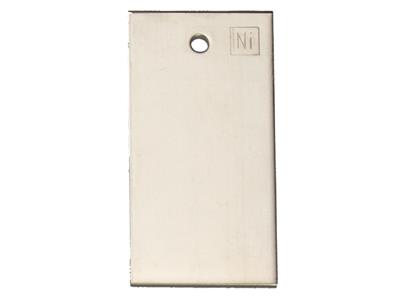 Nickelanode 100 X 50 X 2 Mm, Heimerle Meule - Standard Bild - 2