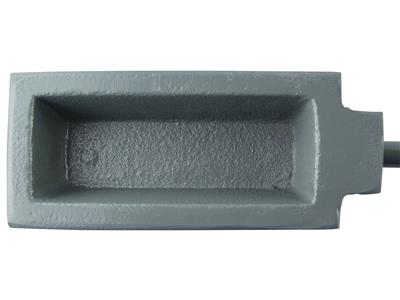 Kokille Trog Mit Stiel, 120 X 45x 30 Mm, Fassungsvermögen Gold 3 Kg - Standard Bild - 2