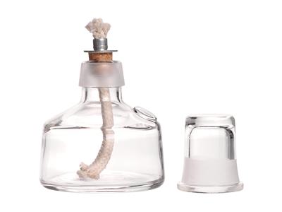Spirituslampe 100 Ml, Mit Docht Undglasstopfen - Standard Bild - 1