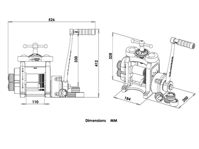 Kombiwalzwerk Mit Reduzierstück, Agile Elite C110, Durston - Standard Bild - 5