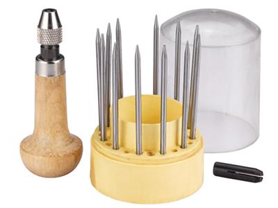 Satz Von 12 Perloirs Von 1 Bis 12, Mit Universalgriff - Standard Bild - 1
