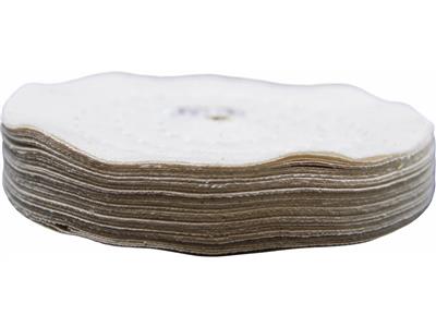 Genähte Baumwollscheibe, Poliergewebe M3, 120 X 15 Mm, Bohrung 15 Mm, Standardpolieren, Merard - Standard Bild - 2