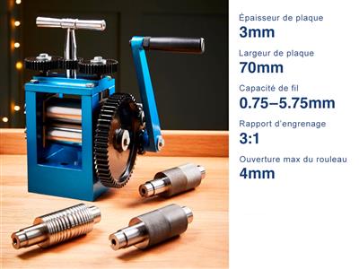 Walzwerk Mit 5 Walzen, Modell Eco - Standard Bild - 8