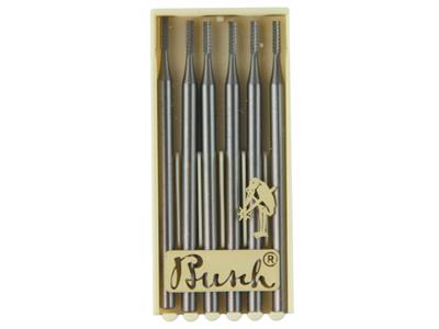 Zylindrischer Rissfräser Nr. 36, Durchmesser 0,80 Mm, Pro Packung Mit 6 Stück, Busch - Standard Bild - 3