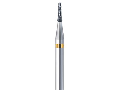 Hartmetallfräser Riss Konisch Nr. 38au, Durchmesser 0,60 Mm, Pro Packung Mit 2 Stück, Busch - Standard Bild - 2