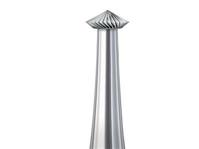 Hartmetallfräser Konisch 70° Nr. 446au, Durchmesser 1,00 Mm, Pro Packung 2. Busch - Standard Bild - 3