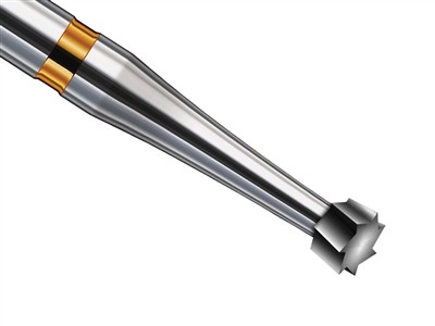 Fraise Cone Inverse En Carbure Diam 0,9mm Pour Sertissage, Boite De 2, Busch - Standard Bild - 1