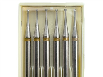 Fraise Cone Inverse En Carbure Diam 0,9mm Pour Sertissage, Boite De 2, Busch - Standard Bild - 4