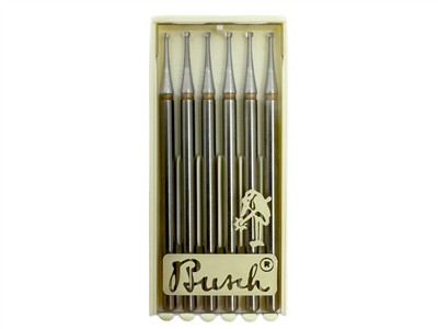Fraise Cone Inverse En Carbure Diam 1,2mm Pour Sertissage, Boite De 2, Busch - Standard Bild - 5
