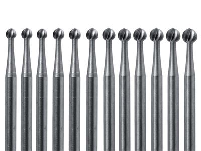 Satz Mit 12 Kugelbohrern Nr. 1, Von1,50 Bis 2,60 Mm, Busch - Standard Bild - 1