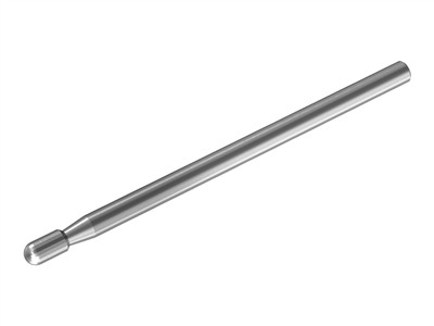 Rouleau A Refouler Carbure Micro Ramroller Courbe Lissee Rr552, Diam 2,3mm, Busch - Standard Bild - 2