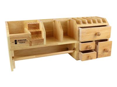 Holzaufbewahrung Mit Schublade, Fuer Werkbankwerkzeug, Durston - Standard Bild - 3
