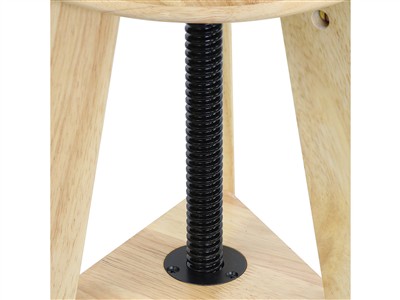 Juwelierhocker Aus Holz, Höhenverstellbar Von 52 Bis 70 Cm, Durston - Standard Bild - 3