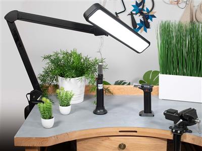 30w Led-lampe Mit Gelenkarm, 5 Stufen Der Helligkeit, Durston - Standard Bild - 5