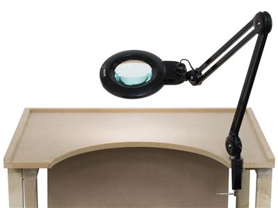 14w Led-lupenlampe Mit Gelenkarm, 4helligkeitsstufen, Durston - Standard Bild - 5