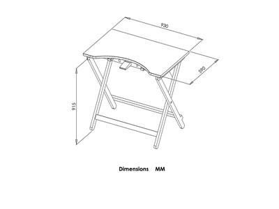 Klappbare Werkbank Für Studenten, Mit Dübel, Durston - Standard Bild - 3