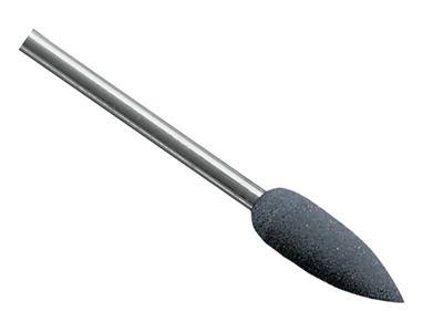 Gummi-flammenschleifstift, Grau, Grob, 5,5 X 16 Mm, Nr. 4613, Eve - Standard Bild - 1