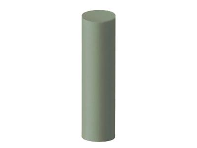 Gummi-zylinder-schleifrad, Grün, Feinkornig, 6 X 22 Mm, Nr. 4860, Eve