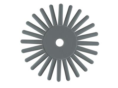 Schleifscheibe Eveflex Twist Grau Unmontiert, Korngroße: Grob, Durchmesser 17 Mm, Einzeln, Eve - Standard Bild - 1