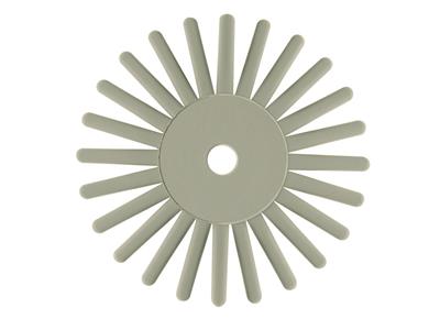 Schleifscheibe Eveflex Twist Grau Unmontiert, Korngroße: Extra Fein, Durchmesser 17 Mm, Einzeln, Eve - Standard Bild - 1