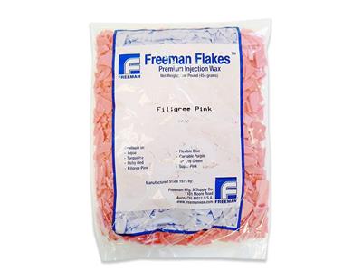 Injektionswachs Filigree Pink, Freeman Flake, Beutel À 454 G - Standard Bild - 1