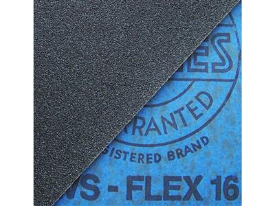 Blaues Schmirgelpapier, Korn 180 Wsflex 16, 230 X 280 Mm, Hermes Abra Sives - Standard Bild - 2